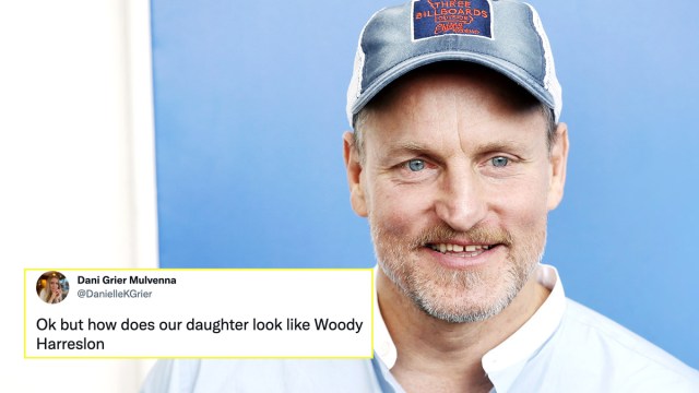 Woody Harrelson Agrees He Looks Exactly like This Baby—and Wrote Her a Poem