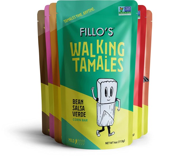 Product image of bags of Walking Tamales in a row