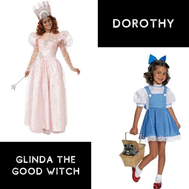 Glinda the Good Witch and Dorothy costumes