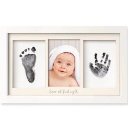 Clean Touch Inkless Hand & Footprint Duo Frame Kit Keababies best holiday gifts for babies