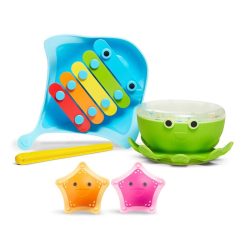 Munchkin Bath Beats Musical Bath Toy Gift Set holiday gifts for kids under two