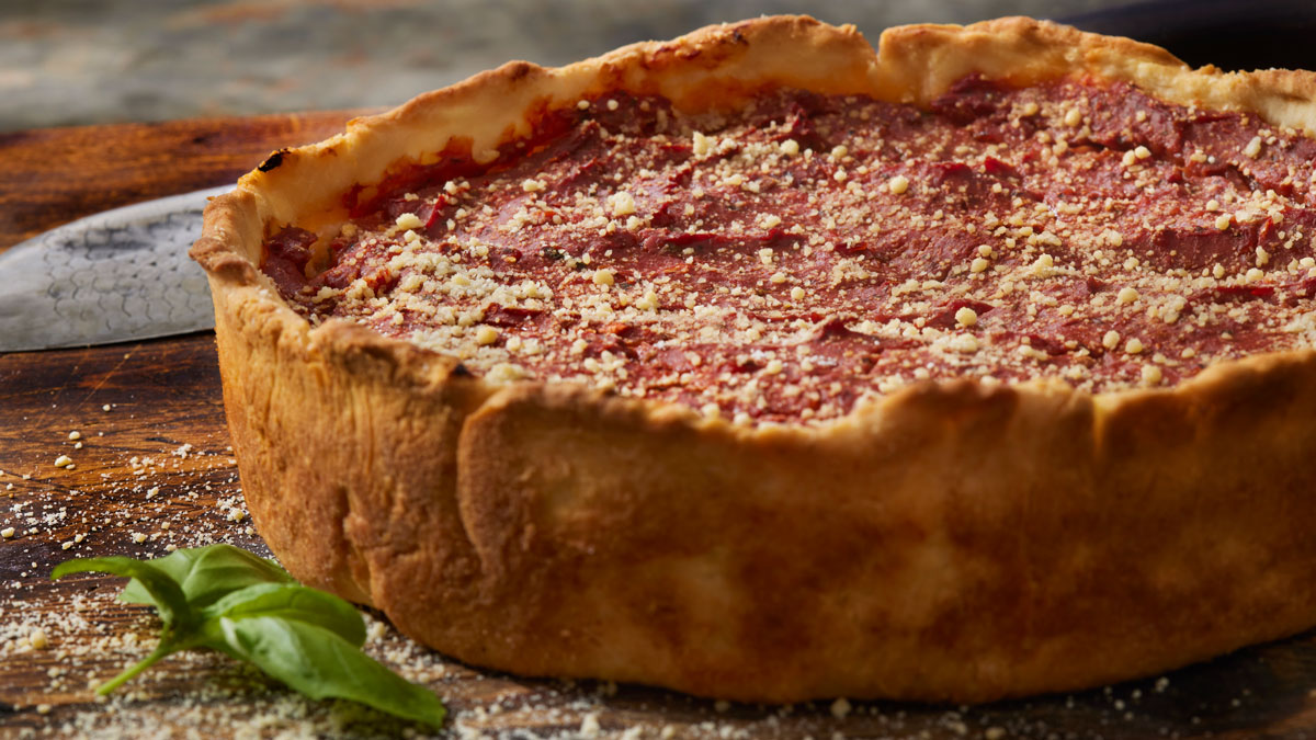 Чикаго Deep dish pizza