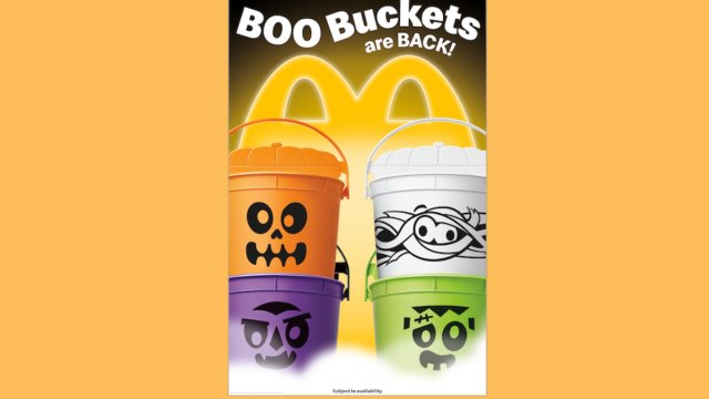 McDonald’s Halloween Happy Meal Buckets