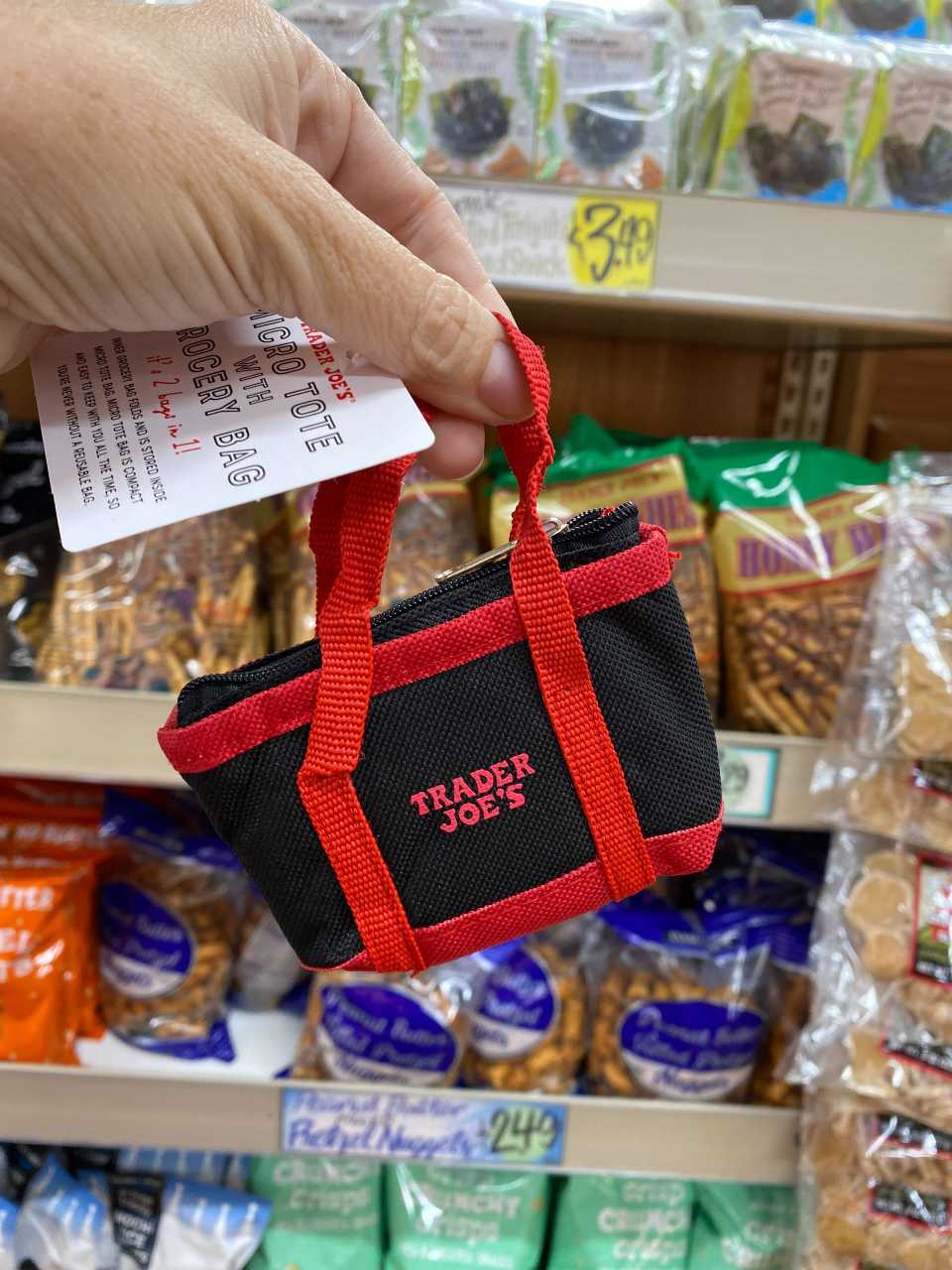 Trader Joe’s Micro Tote with Grocery Bag