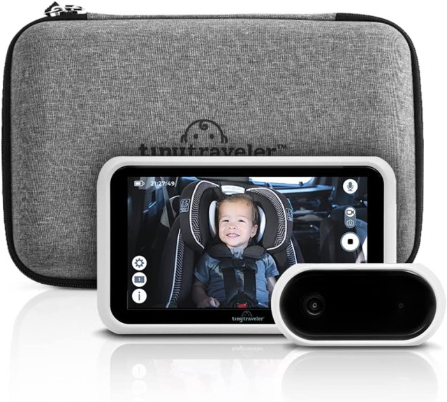 Car video baby monitor