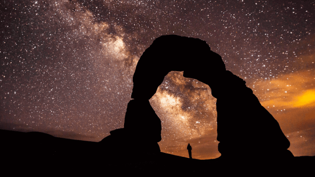 arches national park stargazing dark sky