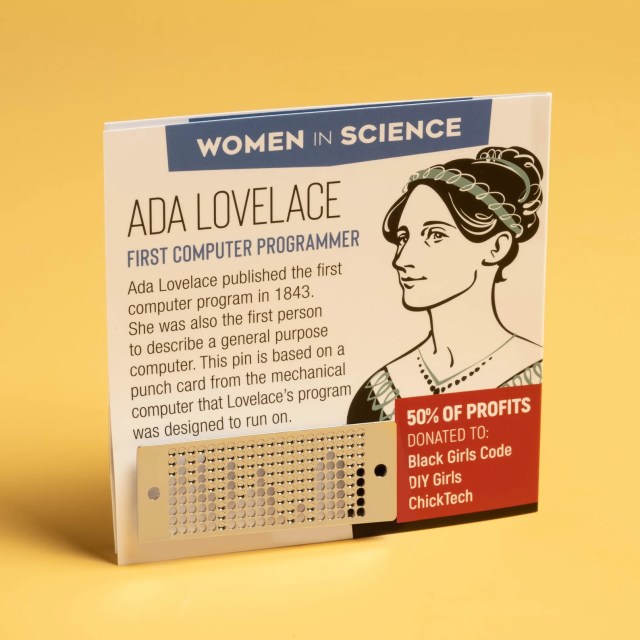 Ada Lovelace coding card