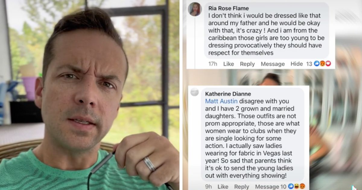 Florida Dad Defends Photo of Daughters' Homecoming Dresses