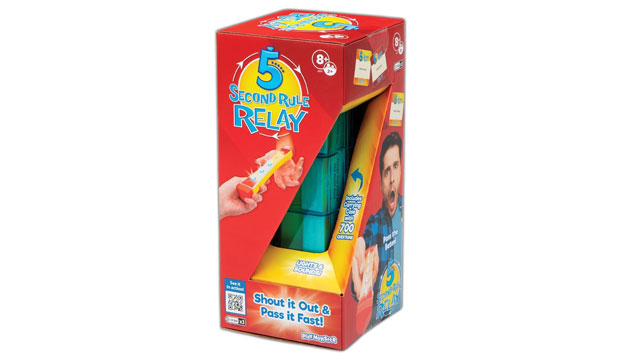5 Second Relay game is a good gift idea for kids ages 6-9