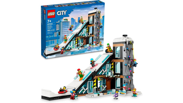 the new LEGO ski set is a good gift idea for kids ages 6-9