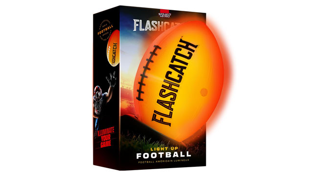 A light up football is a fun gift idea for kids ages 6 to 9