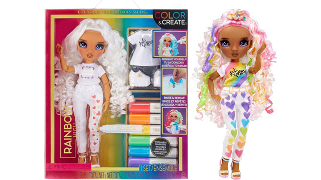 Rainbow High dolls are a popular gift idea for kids ages six to nine