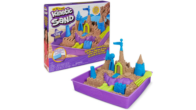 Kinetic sand is a good holiday gift for 4-5 year olds
