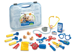 a doctor kit is a good gift for three-year-olds