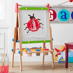 an art easel is a great gift for a two-year-old