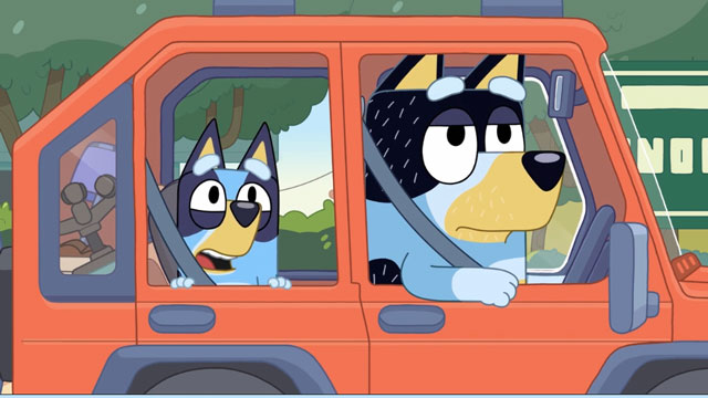 Bluey is a kids show you can find on YouTube