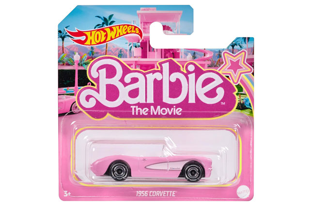 Hot Wheels Barbie Corvette stocking stuffer