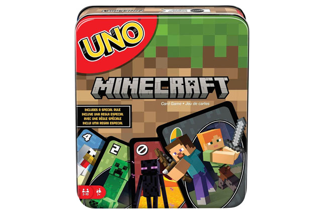 UNO Minecraft stocking stuffer for kids
