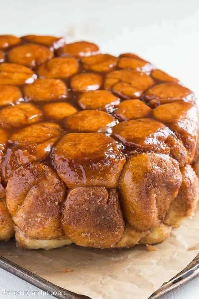 Slow cooker monkey bread is a perfect birthday party snack for teens