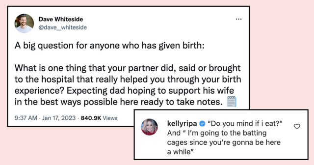 An Expecting Dad Asked for Advice about Childbirth and Moms Delivered