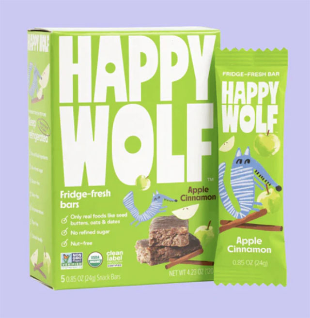 Happy Wolf bars are one of the best snack bars for kids