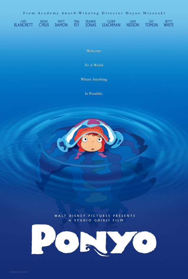 Ponyo is a good movie for toddlers