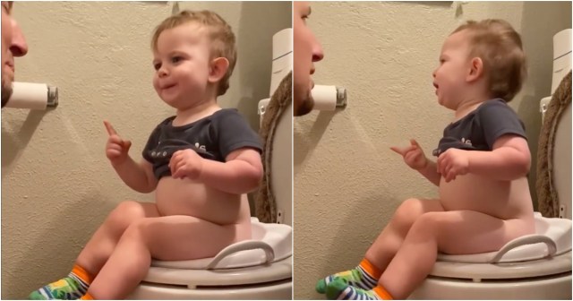 This Toddler Adamantly Denying He Pooped Will Have You Cry-Laughing