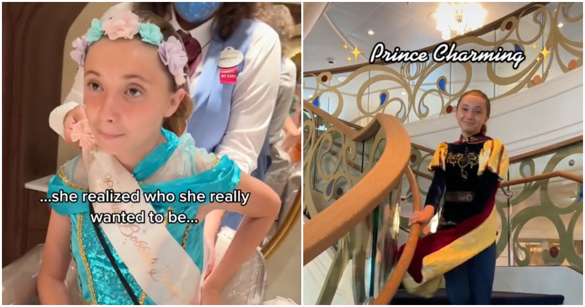 TikToker goes viral for recreations of Disney princesses' dresses