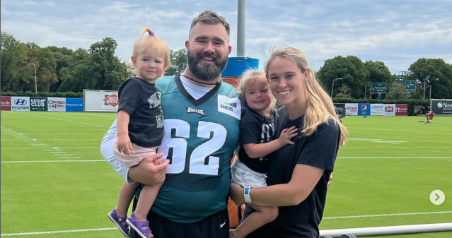 Jason Kelce’s Pregnant Wife Is Bringing 2 OB-GYNs to the Super Bowl Just in Case