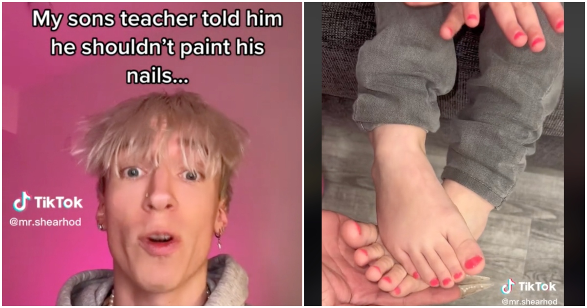 Dad Took Son for Manicure After Teacher Said It Was for Girls