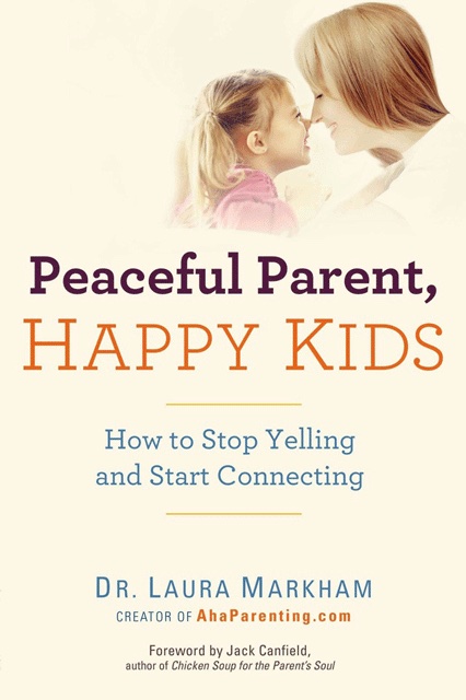 gentle parenting book the peaceful parent cover with a mom and child smiling at each other