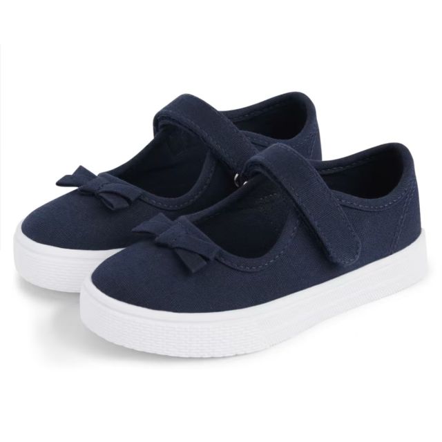 navy kids sneaker mary jane shoes