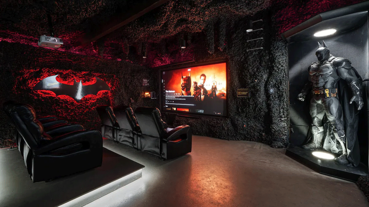 Holy Coolness, Batman! This Anaheim Airbnb Has a Secret Batcave