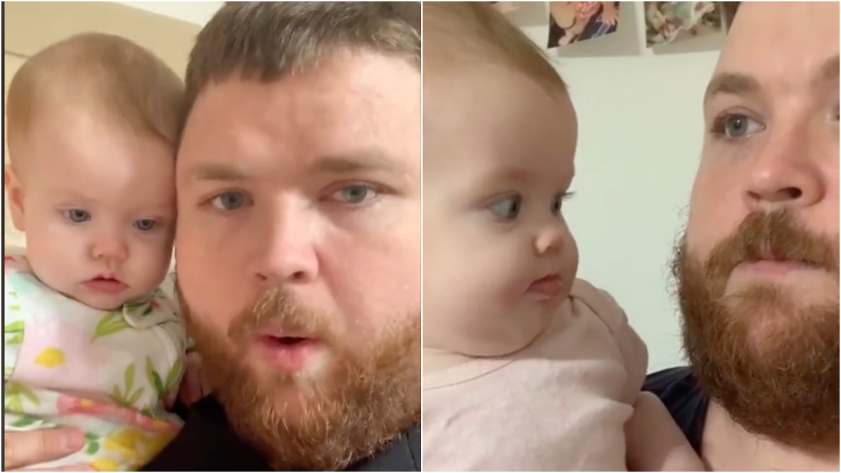 Dad Reveals Hilarious Technique to Prevent Babies from Crying When You Sit Down Flipboard