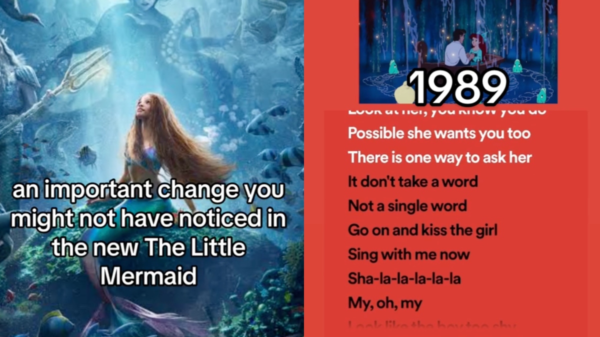 Little Mermaid Kiss The Girl Lyrics 
