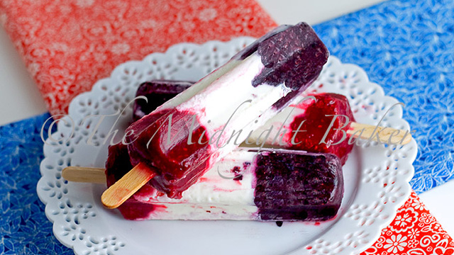 red white and blue recipe for cheesecake popsicles