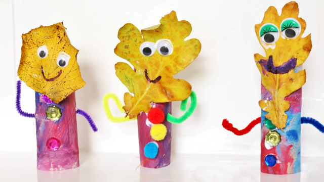 autumn leaf people are fun fall crafts for kids