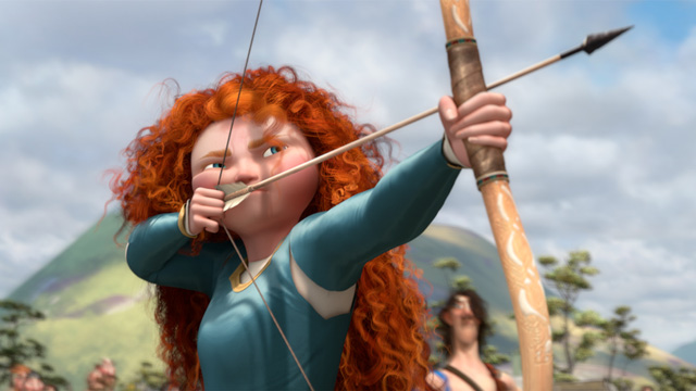 Brave is a girl power movie with strong female characters