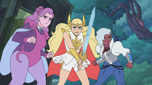 She-Ra is a TV show with strong female characters