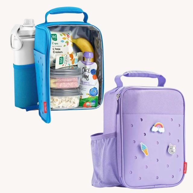 two charm lunch boxes