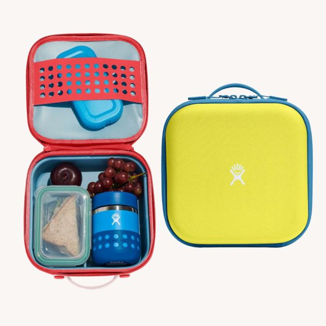 two hydro flask lunch boxes