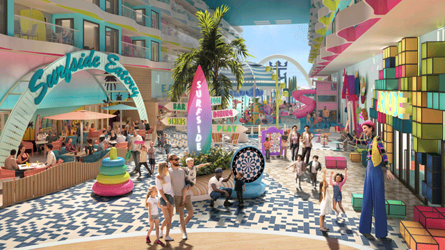 artist's rendering of Surfside on Royal Caribbean Icon of the Seas