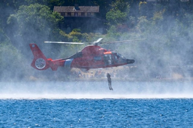 Helicopter at Seafair