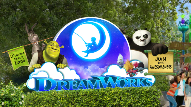 artist rendering of new DreamWorks Animations Land at Universal Orlando Resort