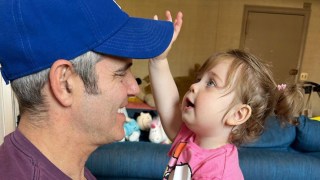 Andy Cohen with daughter