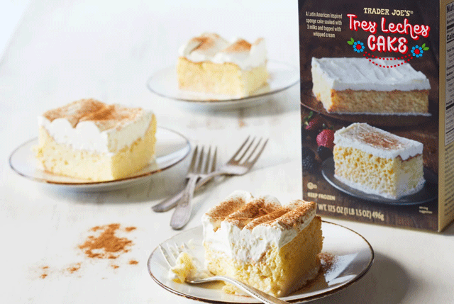 tres leches cake from Trader Joe's