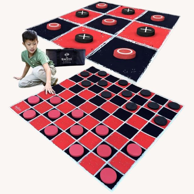 giant checkers board