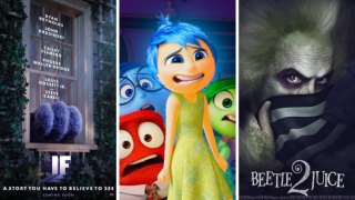 A grid of three new family movies 2024 coming to theaters