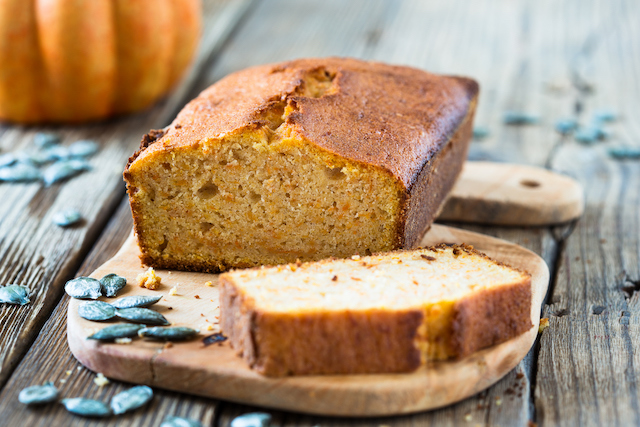 wondering what to do with pumpkins after halloween? Make pumpkin bread