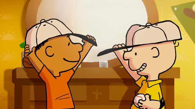 animated drawing of Snoopy Presents: Welcome Home Franklin